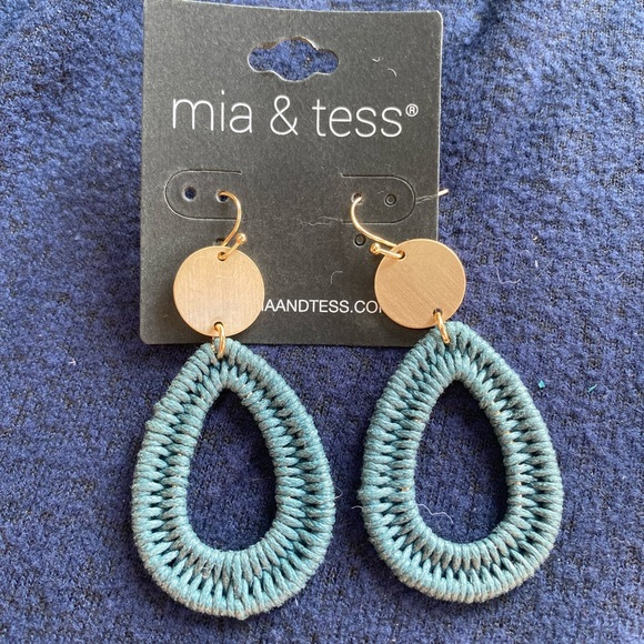 Mia & Tess turquoise earrings - Picture 1 of 5